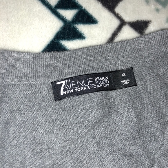 New York & Company Zip Up Sweater - Picture 2 of 8